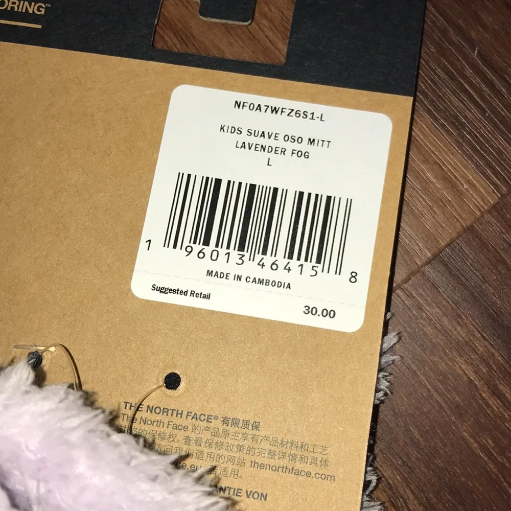 The North Face Suave OSO Mittens Unisex NWT